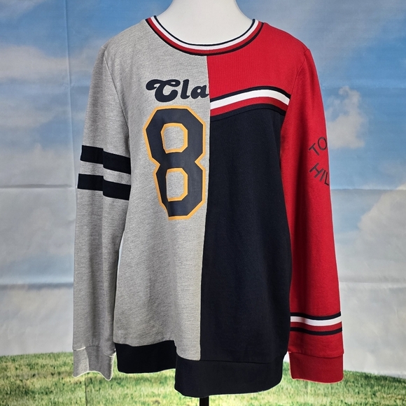 TOMMY HILFIGER | SPORTSWEAR COLORBLOCKED CREWNECK PULLOVER SWEATSHIRT - Picture 4 of 16